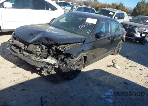 2022 Honda Civic Sport z USA, uszkodzony, nr VIN 2HGFE2F57NH575825